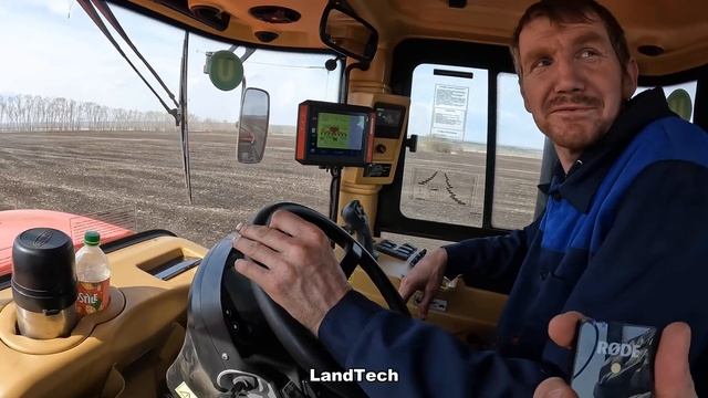 Трактор Кировец К742М и новый посевной комплекс HORSCH Pronto 9SW. Посев рапса!