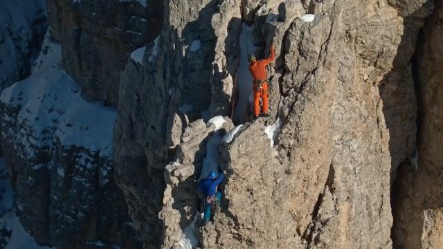 Climbing Delago Tower in the Dolomites смотреть онлайн