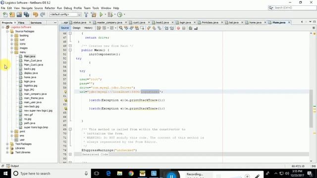 Logistic Management System With Complete Source Code in JAVA