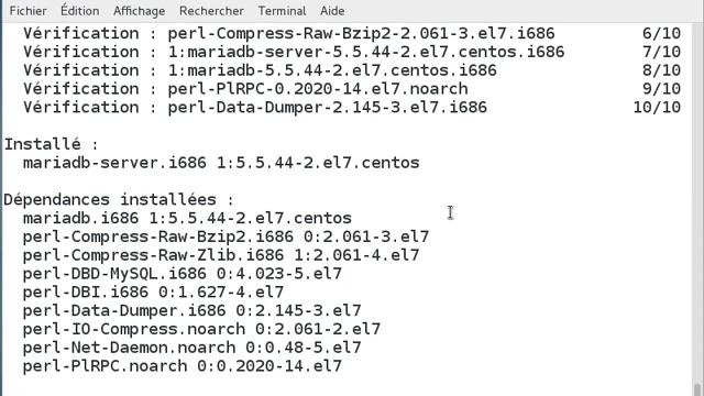 Centos 7: Configuration du serveur de base de donnees (Mariadb) смотреть онлайн