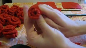 Роза из салфетки мастер класс
