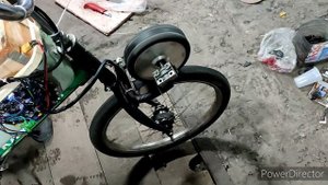 электровелосипед из гироскутера ver1.2 bike from hoverboard