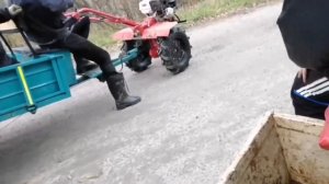Покатушки на мотоблоках | nikkey profi 1800 | нева | #2