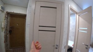 РЕМОНТ КВАРТИРЫ ПОД СДАЧУ 9: установили межкомнатные двери, наш приятный бонус к квартире