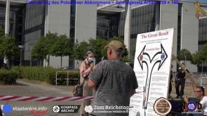 staatenlos.info  26.06.2021 Versammlung unter freiem Himmel - Kundgebung – Reichstag - Teil 4 / 6