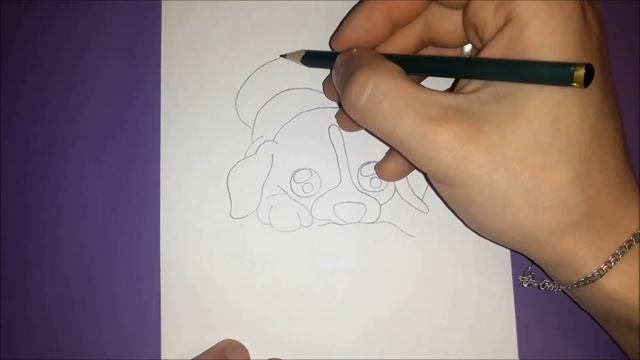 Как рисовать СОБАКУ? How to draw a dog смотреть онлайн