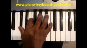 How To Play C#maj7 Chord ( C Sharp Major Seventh, C# maj 7th) On Piano & Keyboard