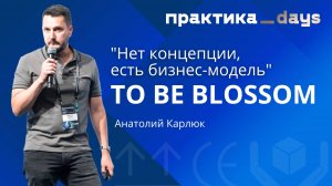 "Нет концепции, есть бизнес-модель" | TO BE BLOSSOM. Анатолий Карлюк