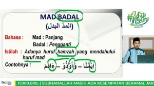 BELAJAR ILMU TAJWID | MAD LIN, BADAL & TAMKIN | Ust. Muhammad Haris | YUK NGAOS NGAJI ONLINE SUBUH