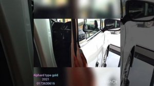 Toyota Alphard type gold 2021 Ready stok low mileage..