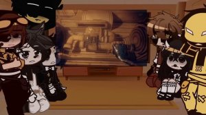 BATIM react to the Trailer ||Bendy and the Dark Revival|| my AU