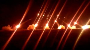 Тихо в ночи.РСЗО град