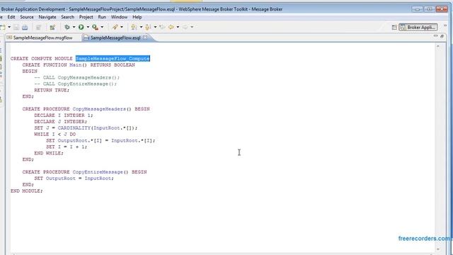 WebSphere Message Broker debugging, tutorial part1 смотреть онлайн