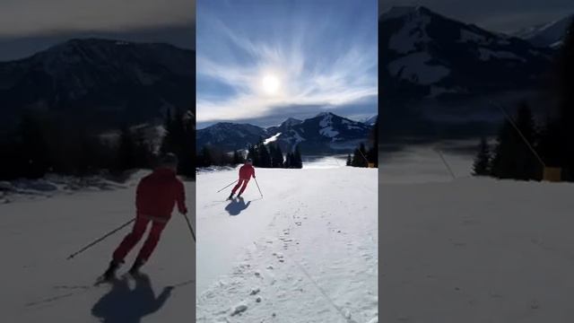 Talabfahrt nach Brixen in der SkiWelt Wilder Kaiser - Brixental #shorts