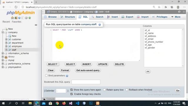 How To Show Databases or Rename and Update Value In MysqlAdmin (MySqlServer)