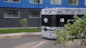 первый российский беспилотный автобус от "Volgabus"