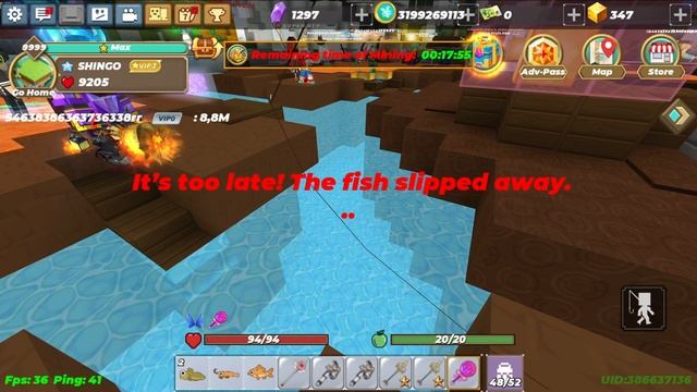 NEW FISHING UPDATE in SkyBlock Blockman go