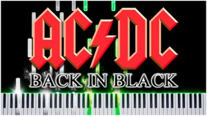 Back In Black (AC/DC) 【 КАВЕР НА ПИАНИНО 】