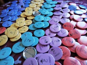 Закатные значки. Изготовление. Тираж от 50 шт. Оптимальный тираж 300 шт.