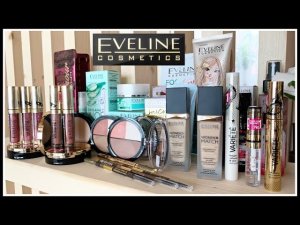 ВСЕ НА СЕБЯ! ОЧЕНЬ МНОГО EVELINE COSMETICS! СВОТЧИ ПОМАД, ПУДР, КАРАНДАШЕЙ и тд...