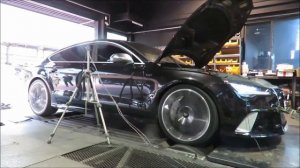 2016 AUDI RS7 4.0 TFSI Quattro Mar's ECU Tune Dyno Test 612WHP