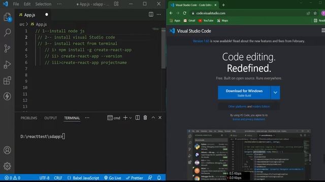 React JS Environment Setup || React JS Tutorial for Beginners in Bengali 2022