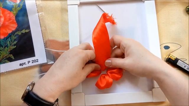 МК. Вышиваем маки разными способами. Часть 3. Первый способ вышивки. смотреть онлайн