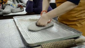 как валяют тапочки