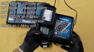Makita DC18RC DC18RD 18V-Schnell-Ladegerät Produkttest Product Review ( für BL1840 BL1850 BL1860)