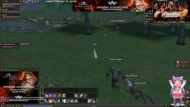 Jugando L2 Arcane World Classic Subiendo pets en orc barracks смотреть онлайн