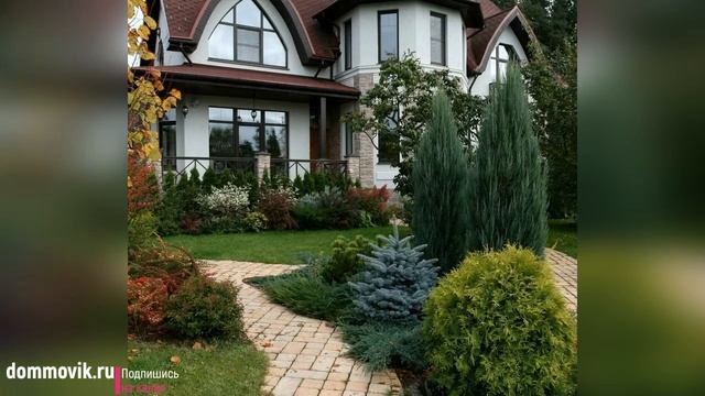 Оформление участка перед домом: 50 примеров для вдохновения