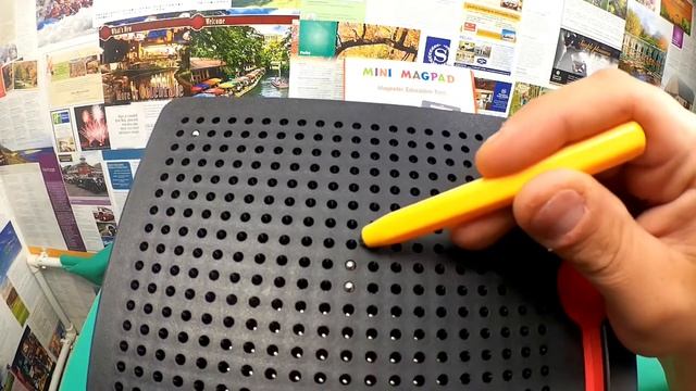 Магнитный планшет Mini Magpad для рисования магнитами