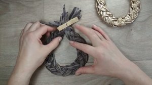 Рождественские украшения из бумажной лозы DIY (видео для начинающих)