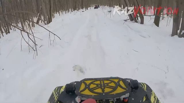 Развалился двигатель на новом квадроцикле Polaris 2021. Крутая покатушка в 200+ км по снежному наст смотреть онлайн