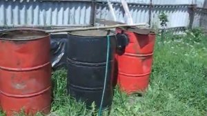 Капельный полив от насоса ручеек
