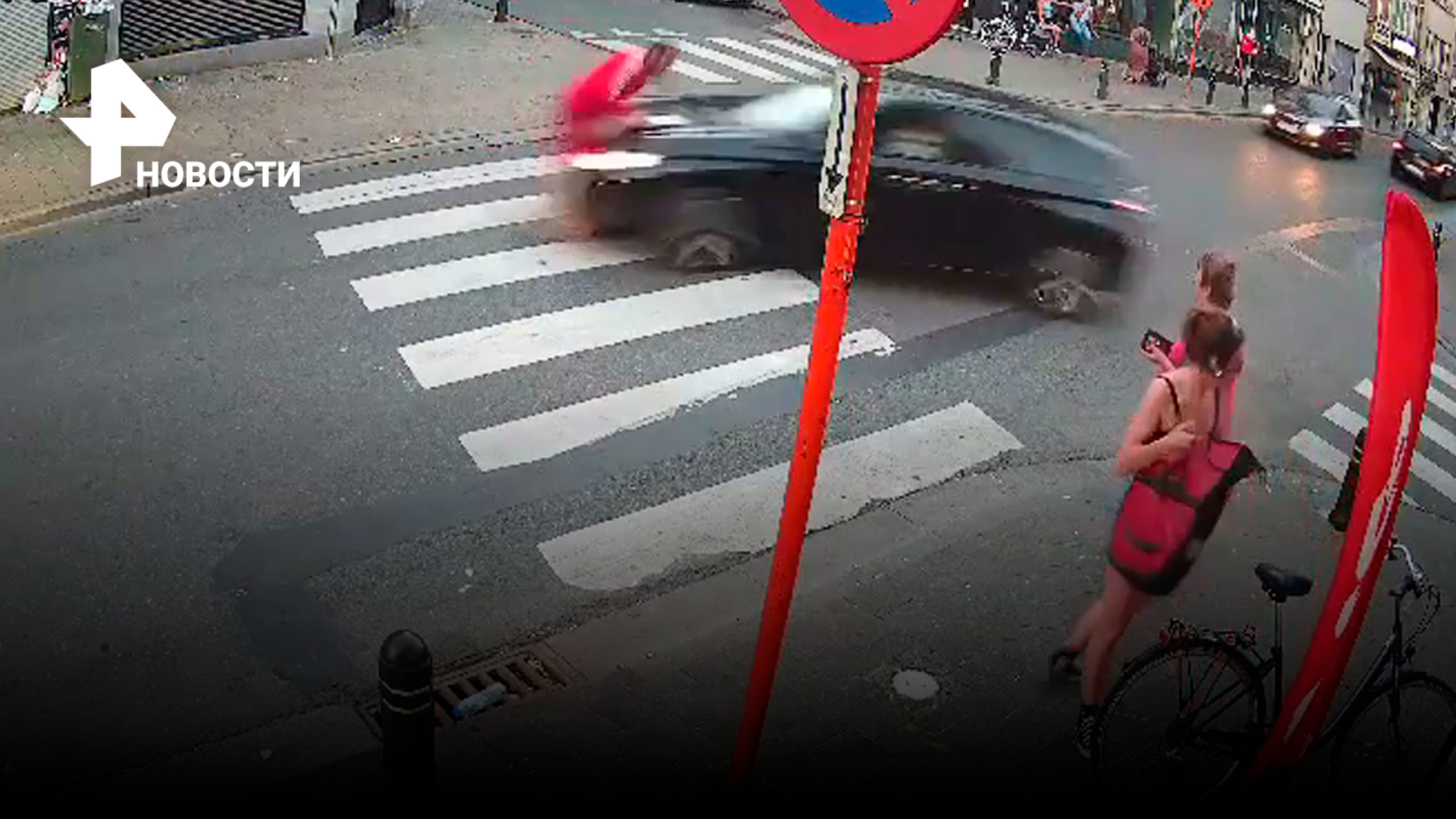 Пешеход стал «попрыгунчиком» после наезда авто