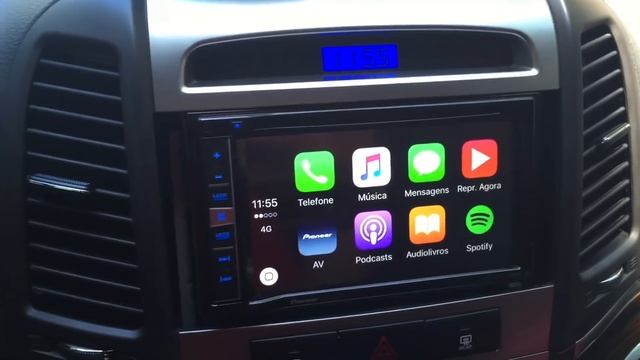 Review - Pioneer F970TV/F70TV Apple CarPlay Brasil | Hyundai Santa Fe смотреть онлайн