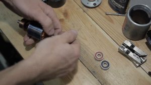 Восстановление посадки подшипника + рихтовка якоря