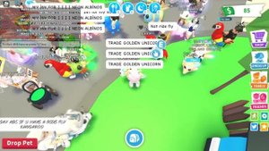 Что предложат за ЗОЛОТОГО ЕДИНОРОГА в адопт ми Трейды в адопт ми золотой единорог трейд золотого