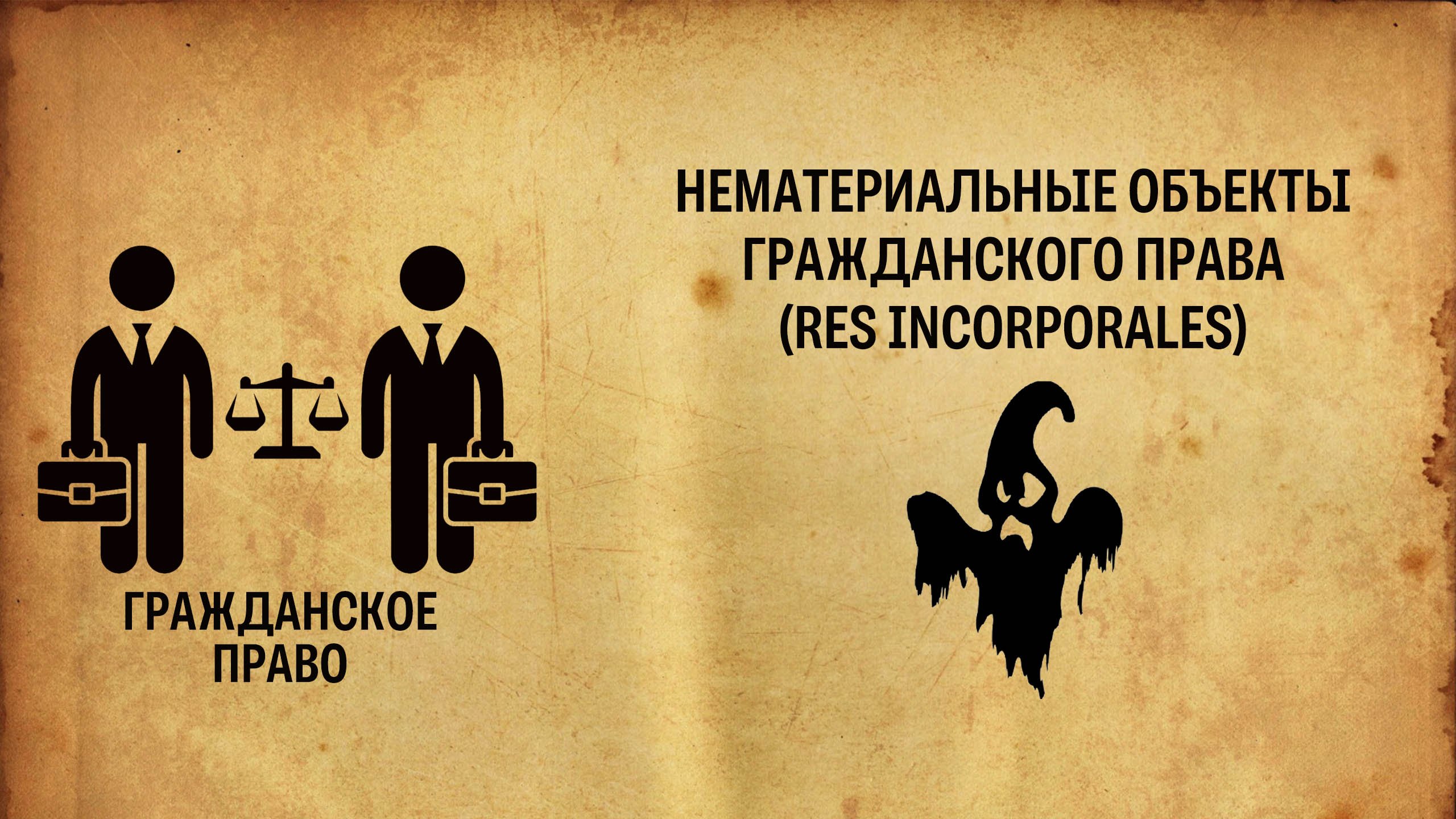 Нематериальные объекты гражданского права (res incorporales)
