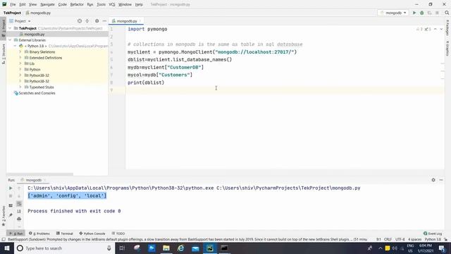 #50 How to connect MongoDB with Python| Tek Solutions | #teksolutions