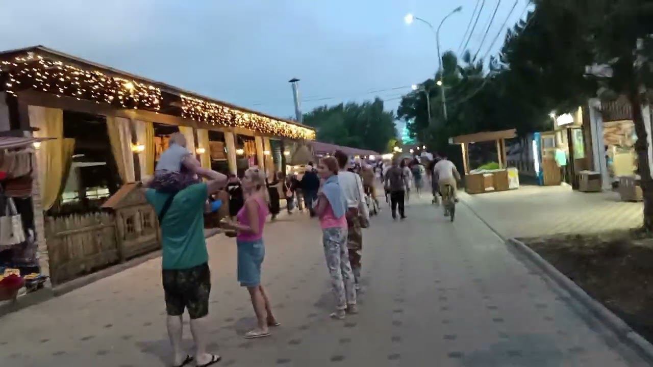 Вечерняя Анапа! Сезон открыт! 11 июня 2023.