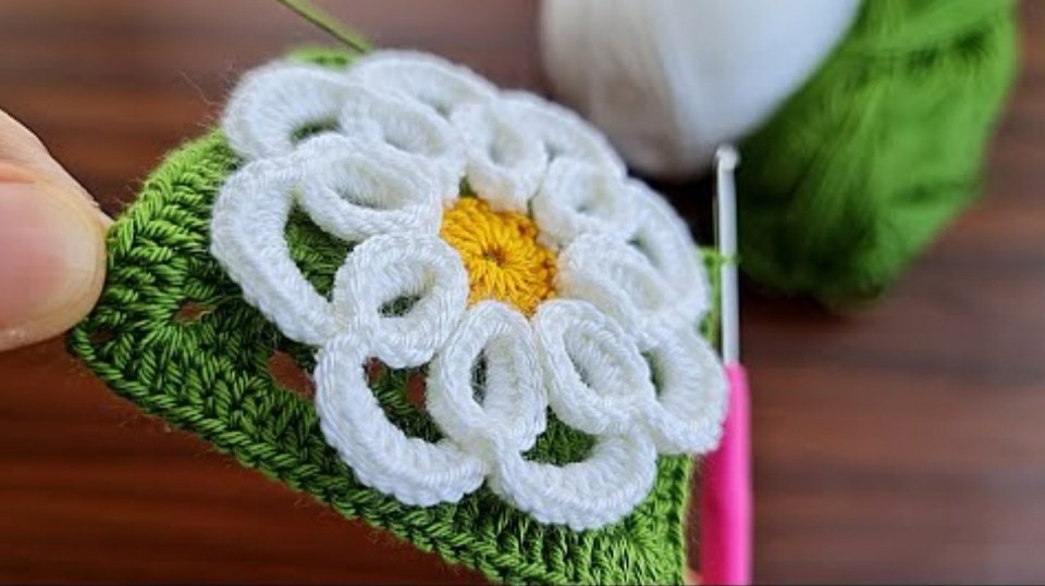 Квадратный мотив крючком? #вязаниекрючком #мотивкрючком