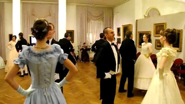 Бал в Дворянском собрании Великий Новгород 21 дек 2013 года (РусскийТанец)