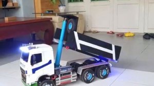 REVIEW RC TRUCK DUMP VOLVO 4x2 1/12 HANDMADE By @Rc-Asean