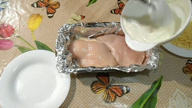 Супер сочное куриное филе в духовке. Блюда из курицы.