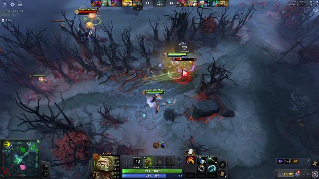 Он стал MVP матча. Dota 2 Нарезка на пудже смотреть онлайн