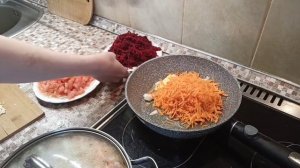 Свекольник горячий. Диетический овощной супчик. Простой овощной суп. Легко готовить.