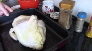 Курица, фаршированная яблоками и лимоном. Легко, просто, быстро и очень вкусно!