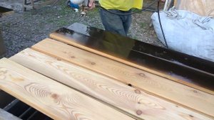 Покраска доски ! Pinotex Bese после Pinotex Ultra